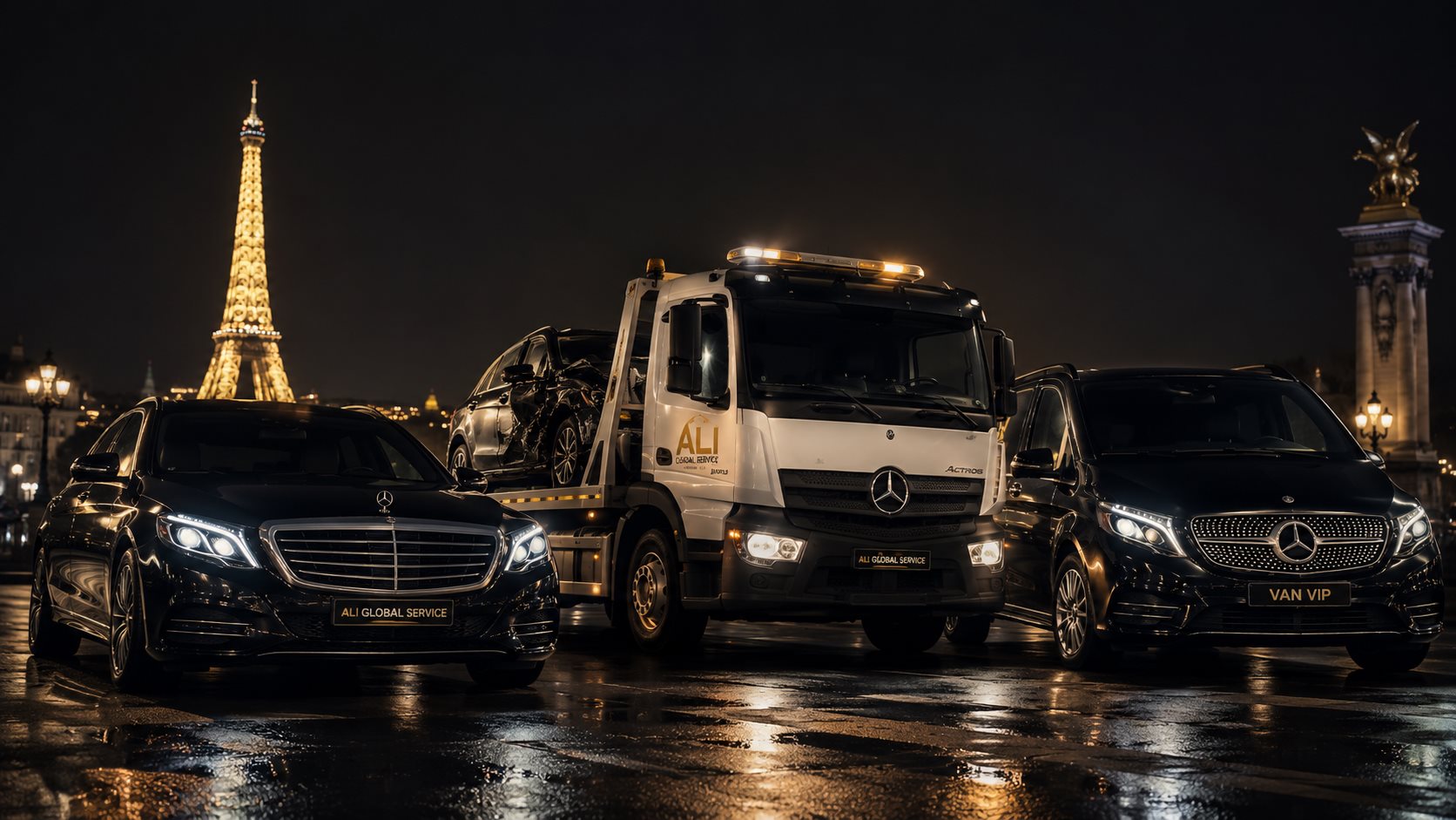 Ali Global Service - Transport, dépannage et services automobiles premium à Paris